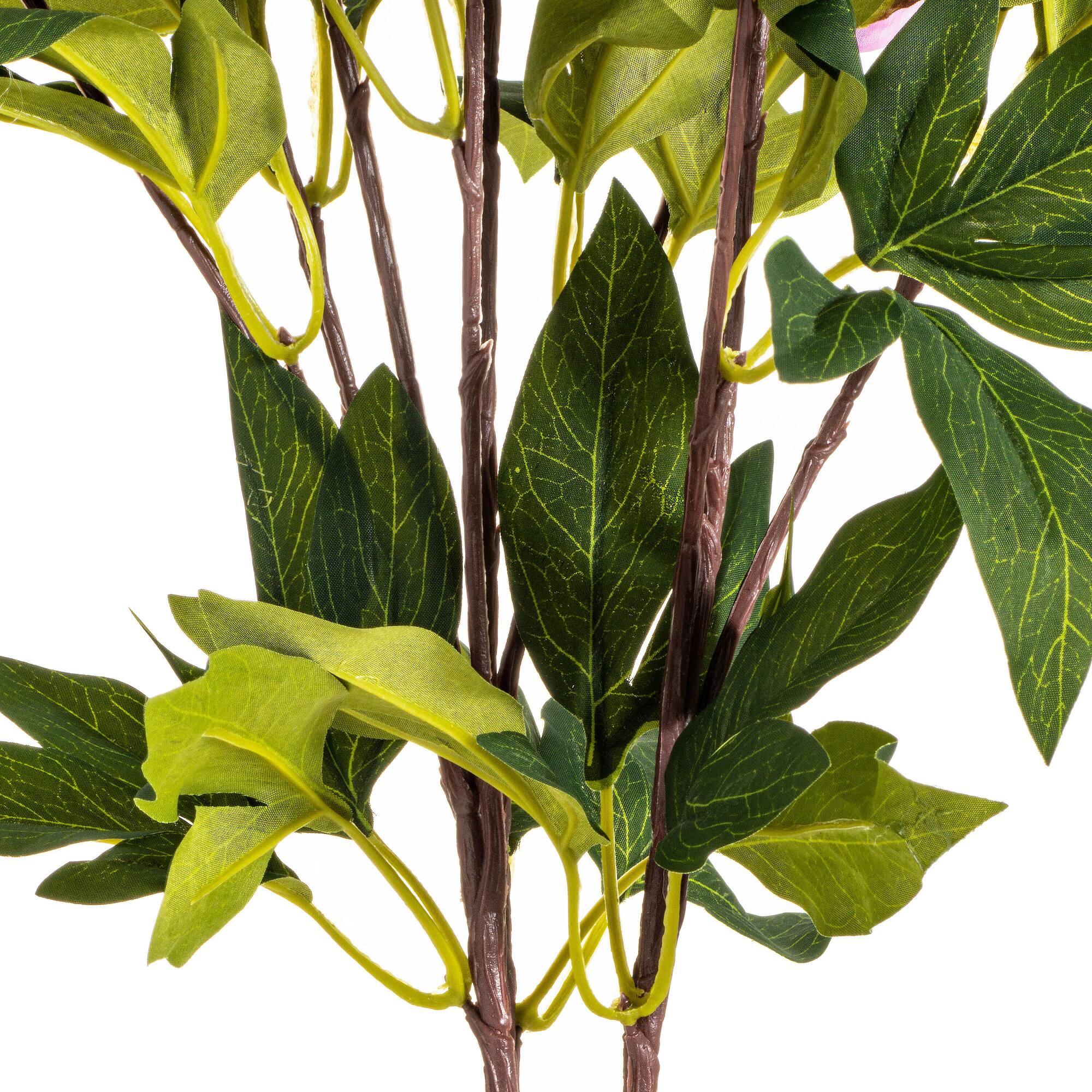 Artificial Cerise Peony Bush
